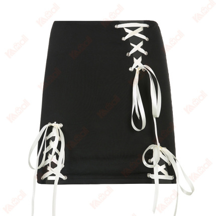 collage stylish plain short skirt